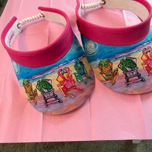 Two Leona Lovegrove Visors